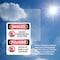 Signmission Do Not Climb Shelves At Any Time Bilingual, 7 in W x Rectangle, Vinyl Decal OS-2PACK-DS-D-710-VS-1788 - alternate 6